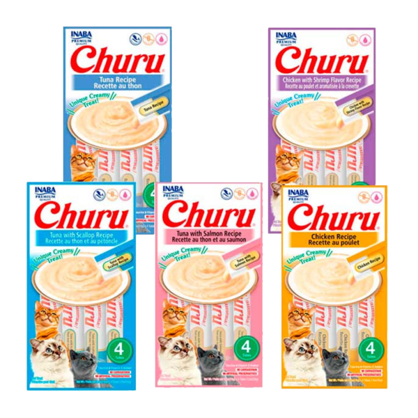 CHURU GATO 4 UNIDADES