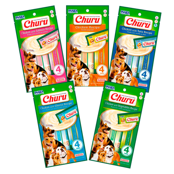 CHURU PERRO 4 UNIDADES
