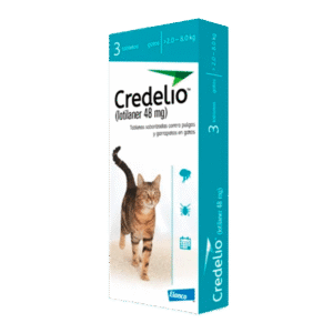 CREDELIO GATO 48MG 2-8 3TAB (AGUAMARINA)