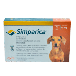 SIMPARICA 20MG 1TAB (5-10K)